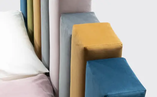 Letto moderno di lusso testata