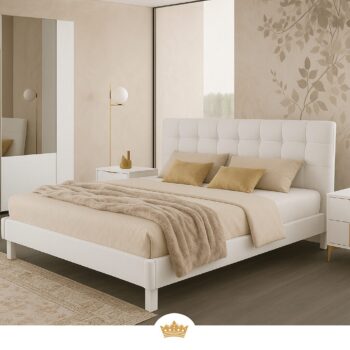 letti di design - testiera imbottita